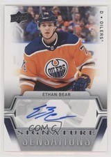 2019-20 Upper Deck Signature Sensations Ethan Bear #SS-EB Auto 2d8