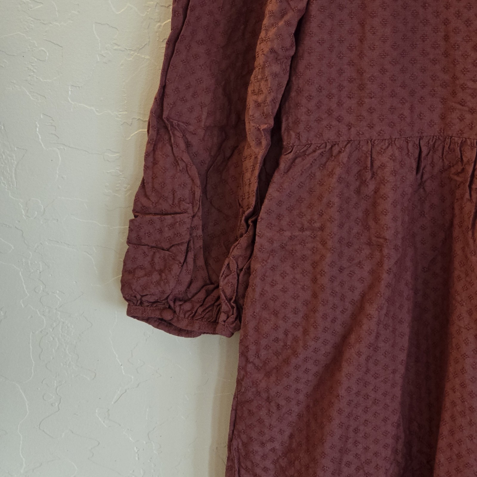 Universal Thread cranberry cottage core prairie M… - image 6