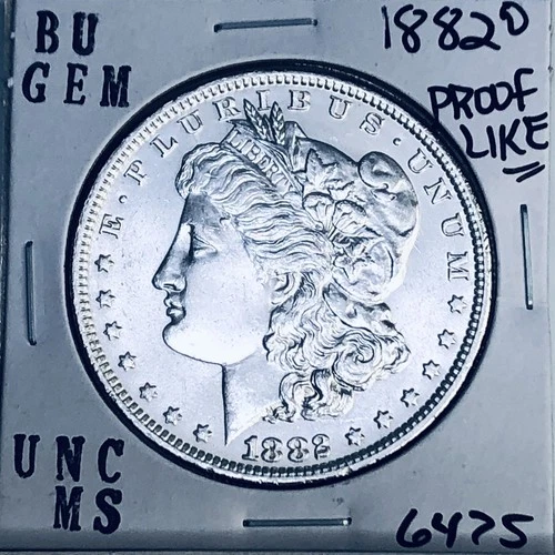 1882 O BU GEM MORGAN SILVER DOLLAR UNC MS+++ U.S. MINT RARE COIN 6475