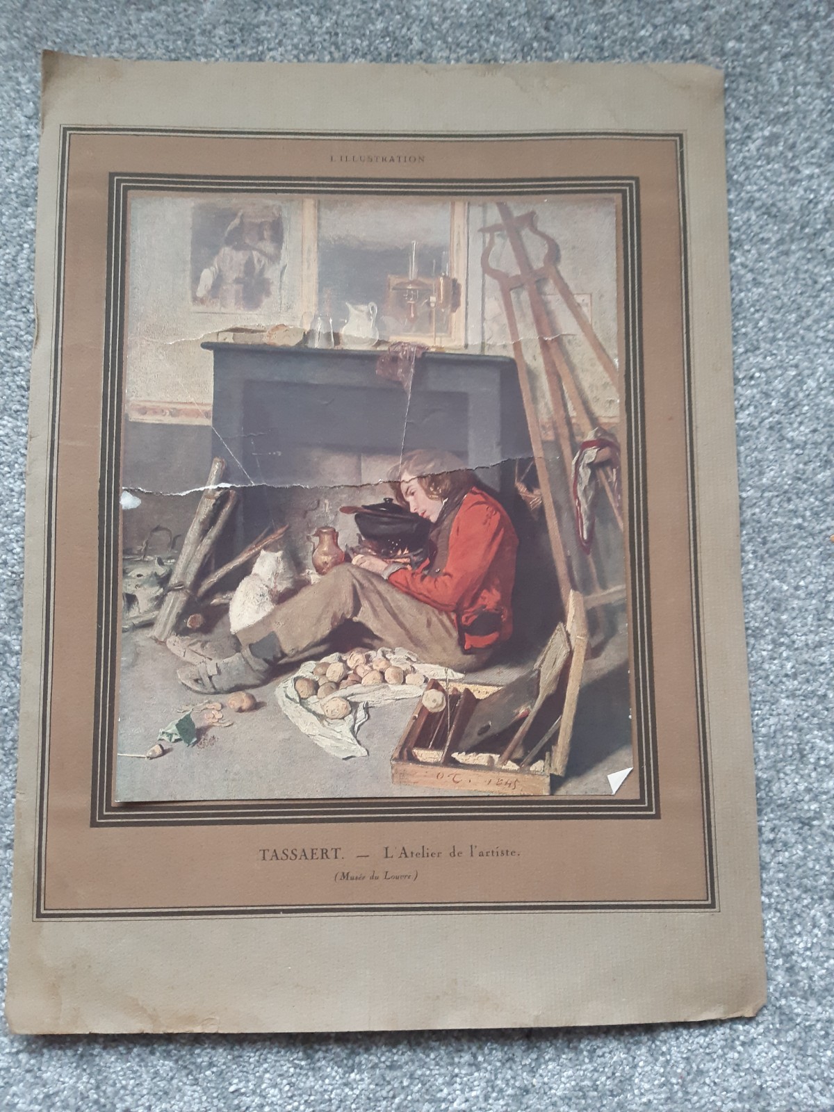 Antique 1900 Prints x 9 Rembrandt, E Maxence, Van Eych, L.L. Boilly, deWitte Art thumbnail 4