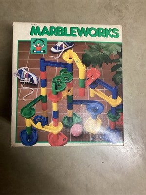 Vintage Discovery Toys Marble Works Complete With Box