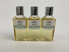 3x CREMO Cooling Body Wash Iced Coconut Tea Tree Travel Size 3.4 Oz