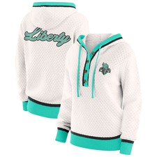 Women's WEAR by Erin Andrews  Cream New York Liberty Hooded Sweater