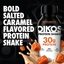 Protein Shake, Salted Caramel, 30G High Protein Drinks, Shelf Stable, Ready t...