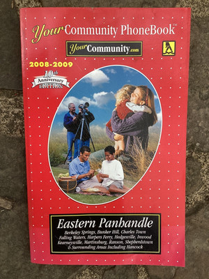 Original 2008-2009 Eastern Panhandle Falling Waters WV phone book 174 pgs