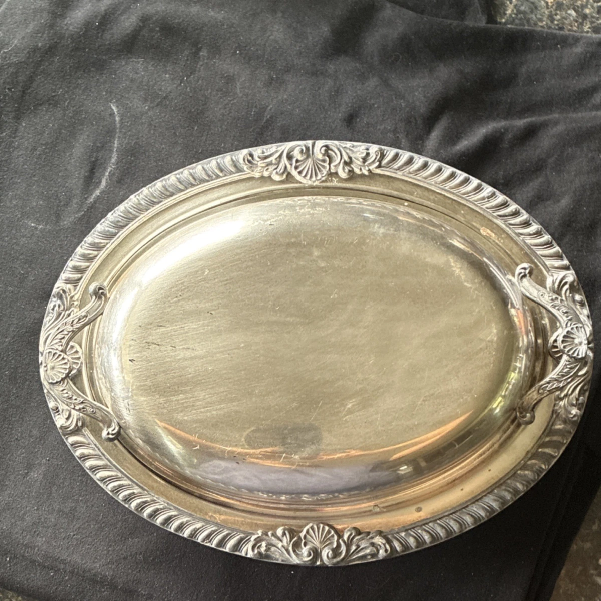 Poole Silver In Antique Us Silver-Plated Platters & Trays for sale 