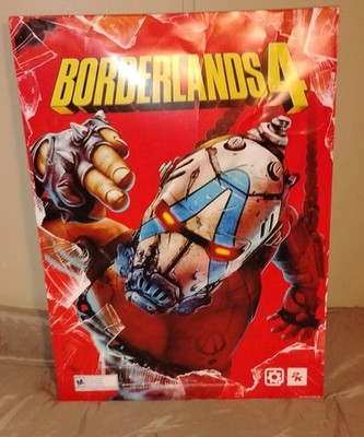 Borderlands 4 Video Game Poster Print - No Frame. Used. 