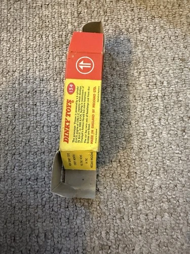 Vintage Dinky Toys 134 Triumph Vitesse Original Empty Box