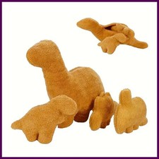 4pcs Large Dino Nugget Pillow Set Plush with Stuffed Animals Creative