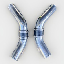 2009-2012 Nissan Gtr 3.8l Vibrant Performance Cold Air Intake Pipes Pair Used