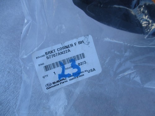 2023-2025 Subaru Outback Right Corner Bracket Support RH side 57707AN22A - Foto 6 di 6