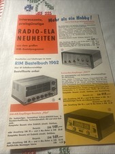 Radio Rim  München * Technik und Hi Fi Prospekt * 1962