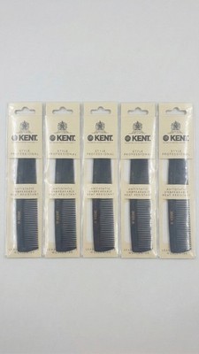 Kent Kämme SPC 85 Style Professional Taschenkamm Antistatisch Schwarz Set - 5st.