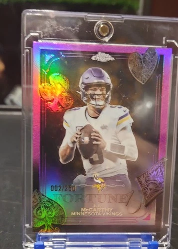 2025 Topps Chrome J.J. McCarthy Base (RAW)