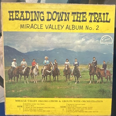 Miracle Valley Choir Heading Down The Trail LP Vinyl Miracle Revival Gospel 12'' 