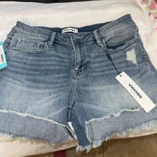 NWT Vigoss Marley Mid Rise Hi Lo Short 10