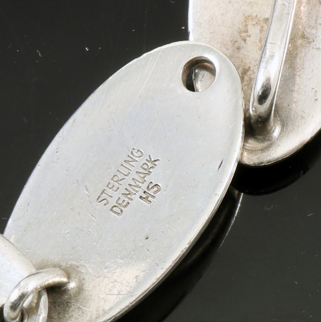 60s Hermann Siersbøl Anchor bracelet 925 Herman Siersbøl, Denmark 1960s Vintage Sterling Silver