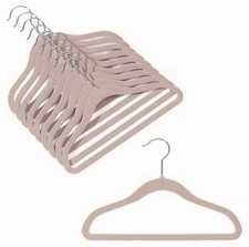 12" Slim Lavender/Rose Shirt/Pant Hangers (pk100) 