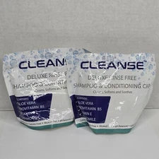 Deluxe Rinse Free Shampoo and Conditioning Cap – 2 Pack – Free Shipping