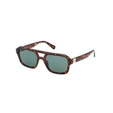 Guess GU8259 53N Blonde Havana Square Plastic Sunglasses Frame 53-19-145