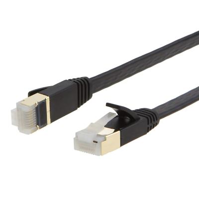 100ft Flat CAT6 CAT 6 RJ45 Patch Cable Cord Ethernet Internet Network LAN UTP US