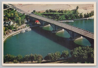 Bridge~London Bridge~Lake Havasu City Arizona~Continental Postcard