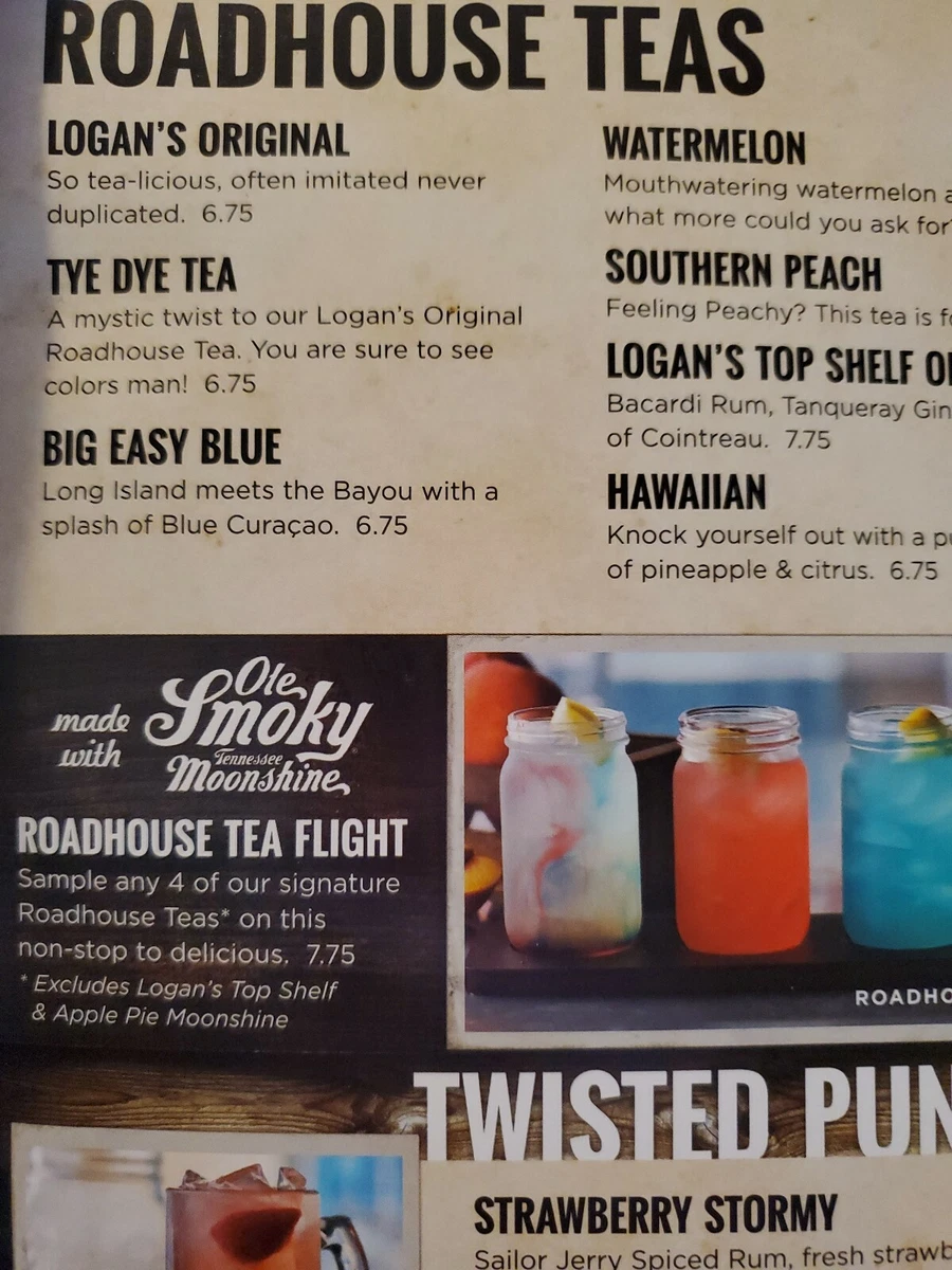Menu sale for logan's