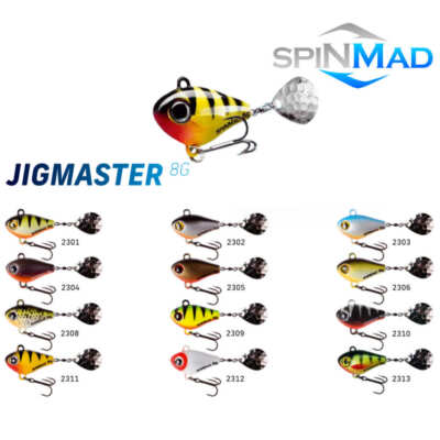 SpinMad JIGMASTER 8g Spinner Farbe zur Auswahl Kunstköder Raubfischköder