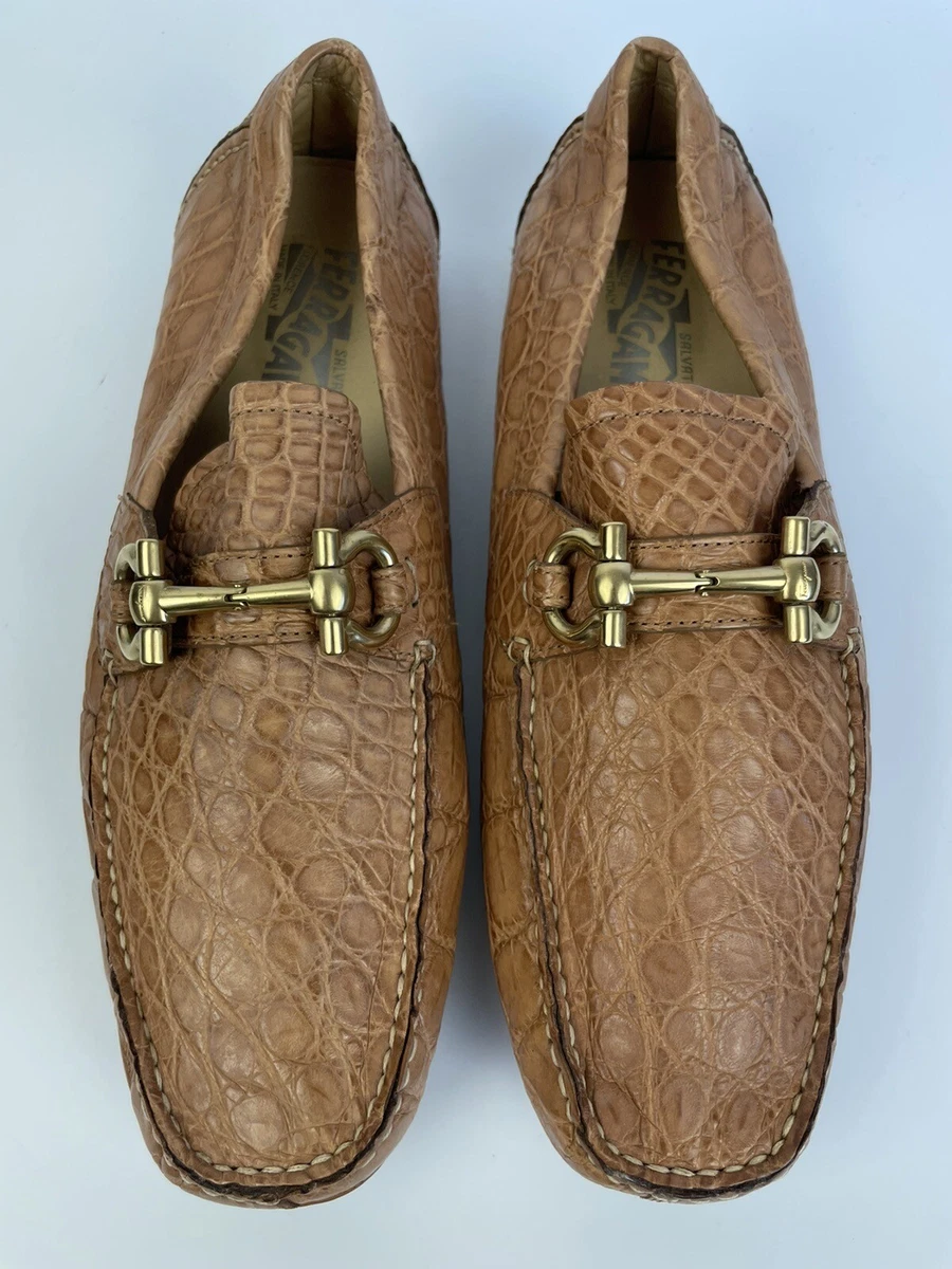 Salvatore Ferragamo Moccasin Brown Casual Shoes for Men for  display picture 2
