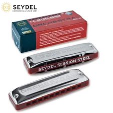 Seydel 10330G Orchestra S Sessions Steel Solo Harmonica Key of G