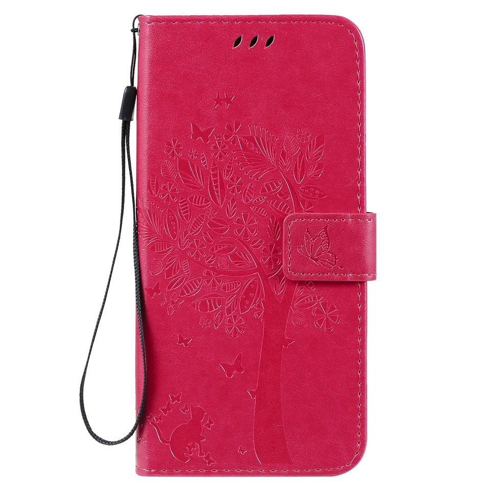 Embossing PU Leather Flip Wallet Case Phone Cover for Xiaomi Note 10 9 8 8T 9T  - Image 4 of 4