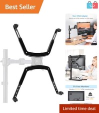 Adjustable VESA Converter Kit for Non-VESA Monitors 17-27 Inches - Easy Install
