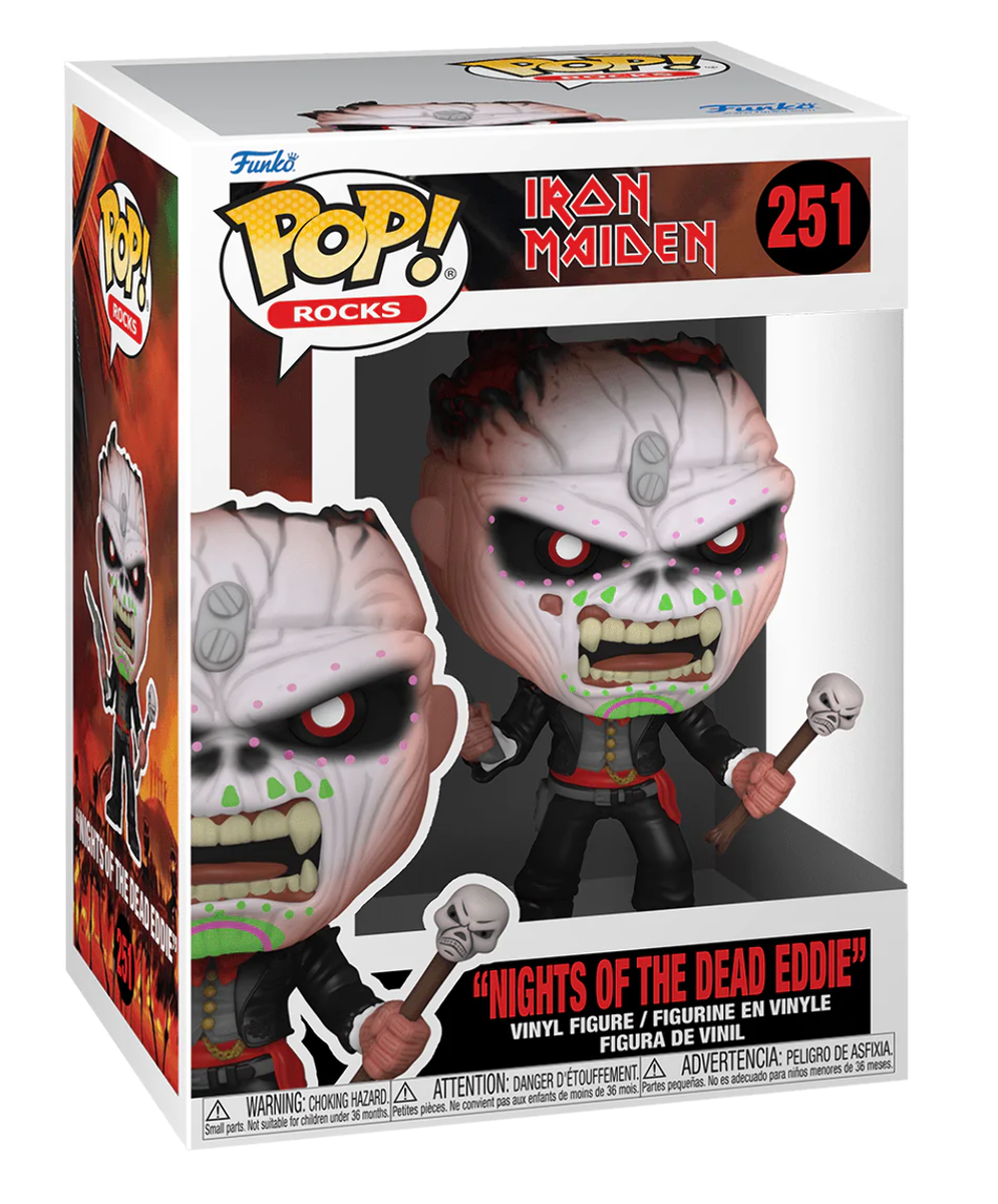 Funko POP! Rocks: Iron Maiden - Nights of The Dead Eddie #251 | eBay