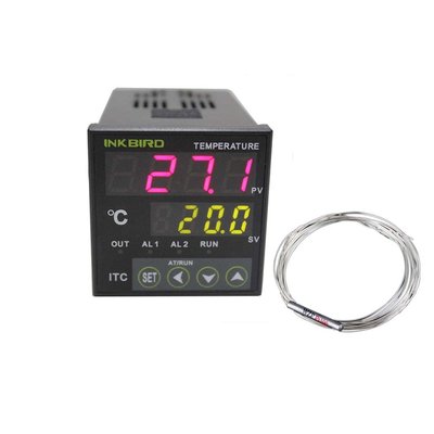 Inkbird ITC-100RH 220V AC PID thermostat Temperaturregler PT100 Sonde relais DE