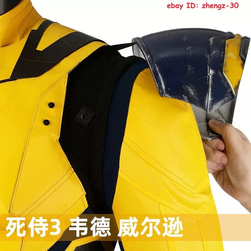 2025 全新 Deadpool & Wolverine Jumpsuit Outfit Cosplay 万圣节服装全套 — 第 3/4 张图片