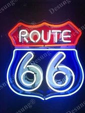 Historic Route 66 Mother Road 20"x16" Neon Lamp Light Sign HD Vivid Printing