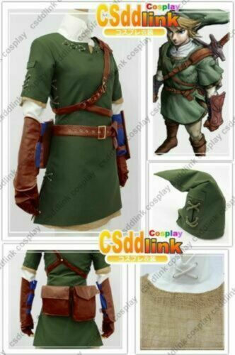 legend of zelda twilight princess link cosplay costume  - Afbeelding 1 van 8