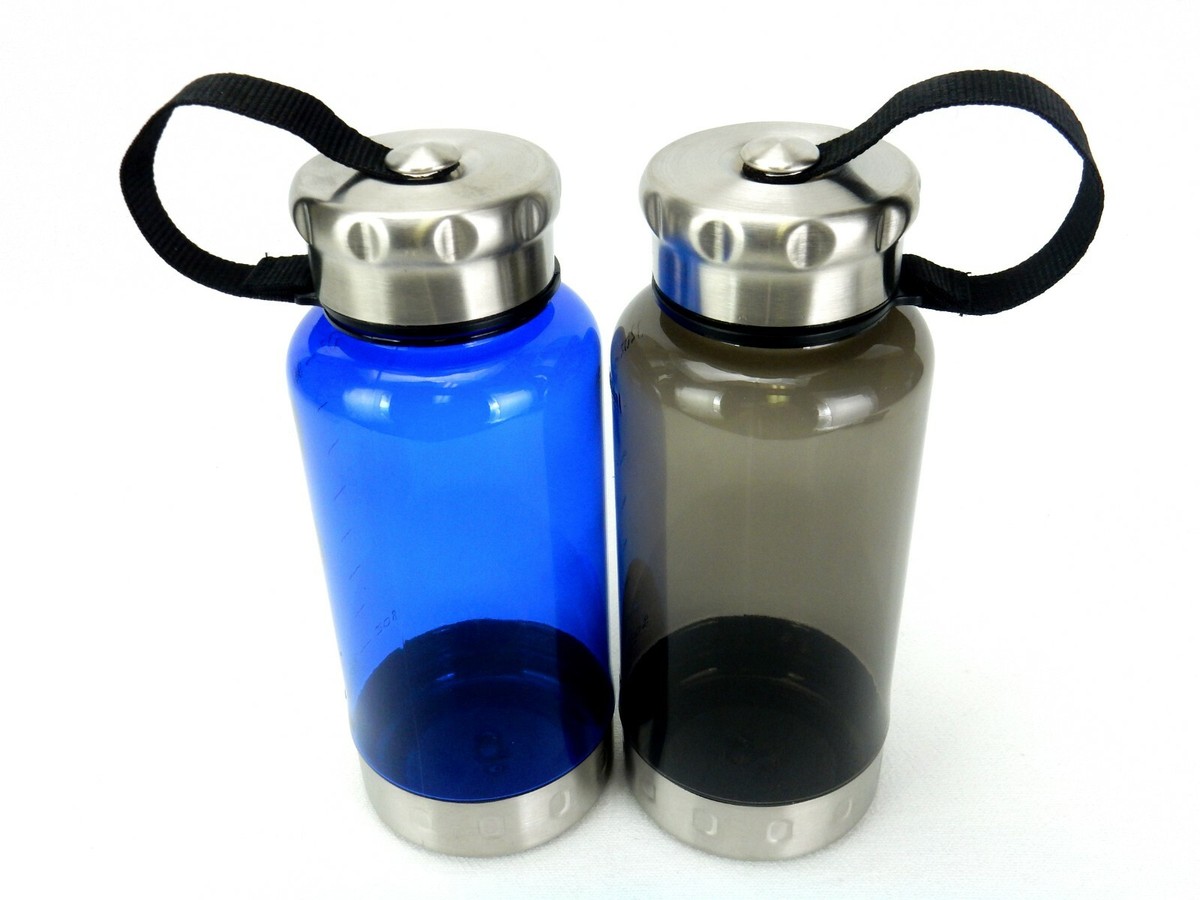 32 Canteen Bottle w/Screw Cap, Blue or Smoke, Camping, Hiking, Spa,  #WB7732