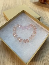 Kids Size Crystal Bracelet Charms Pink Handmade