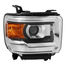 For 2014-2019 GMC Sierra HD 2500/3500 Passenger Halogen Headlight with BULBs RH