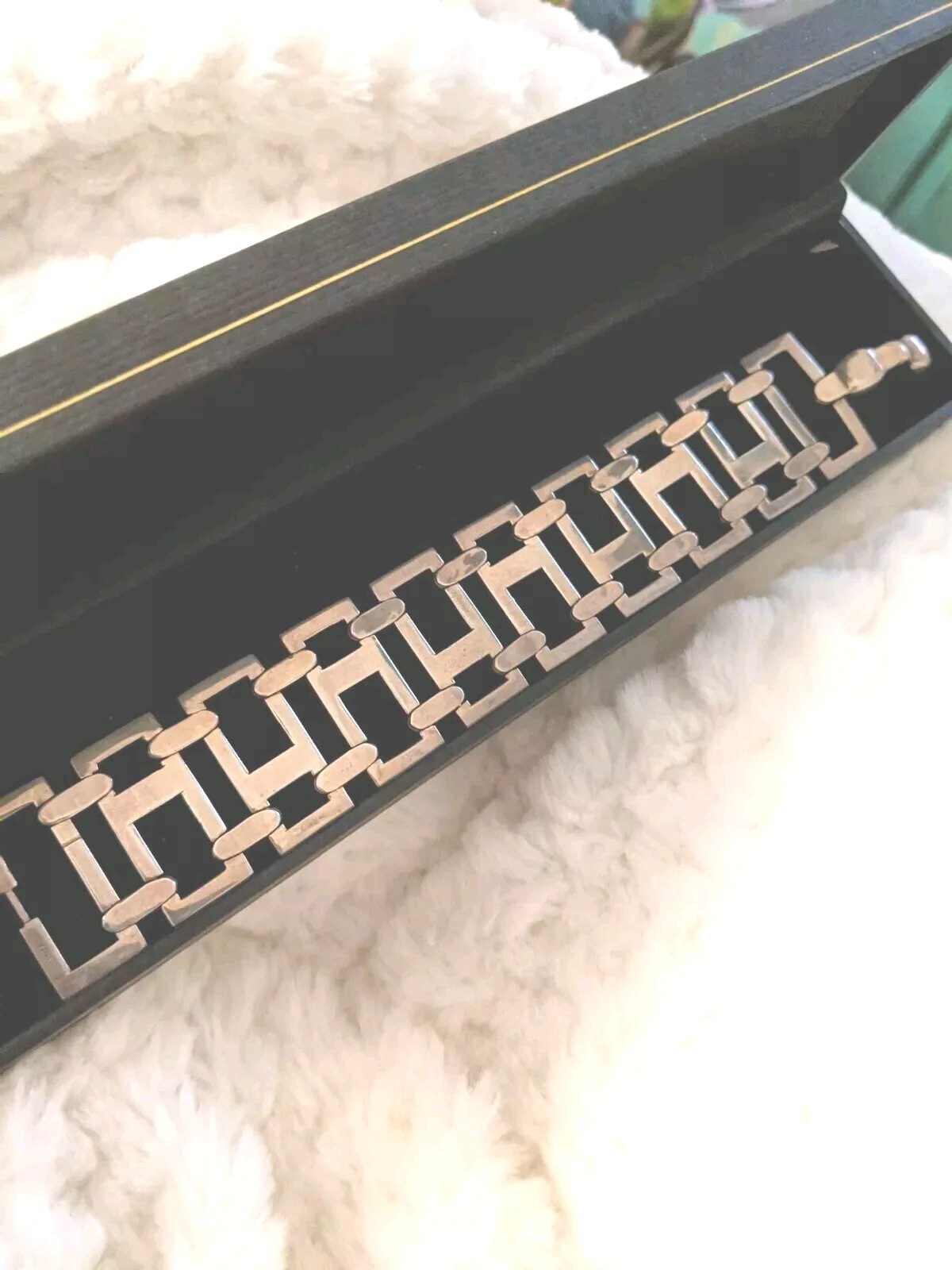 SOLID STERLING SILVER Bracelet. HEAVY PIECE - image 3