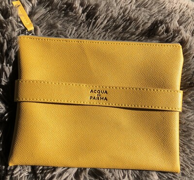 New Acqua Di Parma Etihad Exclusive Clutch Bag In Yellow