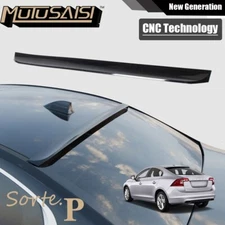 Fits For Volvo S60 2011-2018 Rear Roof Spoiler Wing Lower Kick Ducktail Style