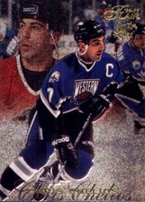 1996-97 Fleer Flair #15 Chris Chelios CHICAGO BLACKHAWKS