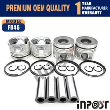 FD46 Piston Ring Kit with Inner Cooling STD For Nissan FD46 FD46T Engine