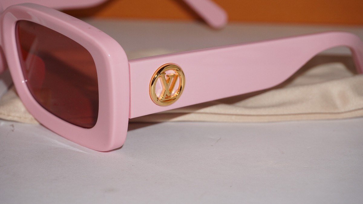 Reserved Rose Pink Louie vuitton sunglasses! LV Script Square Sunglasses S00 - Women - Accessories  main image 4