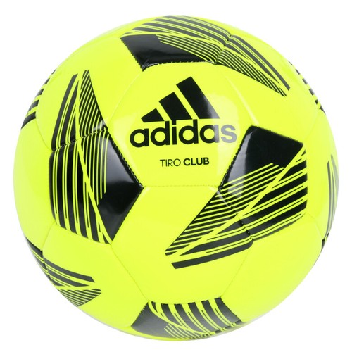 Adidas Tiro Club Soccer Football Ball Neon Yellow / Black FS0366 Size 4, 5  | eBay