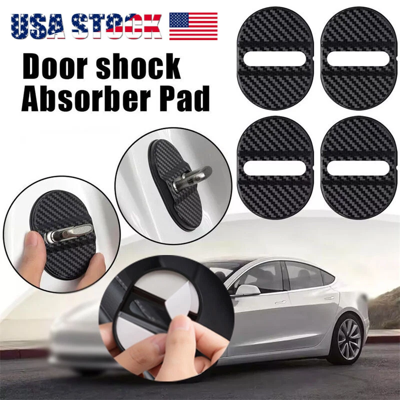 4× Car Door Lock Protective Cover Plastic Cushion Anti Rust Sticker Accessories