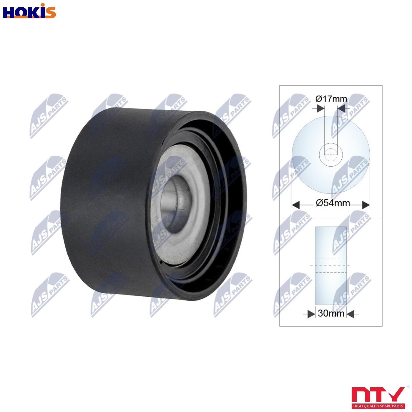 V-belt pulley Plastic RRK-CH-008 NTY for MERCEDES-BENZ JEEP CHRYSLER - Image 10