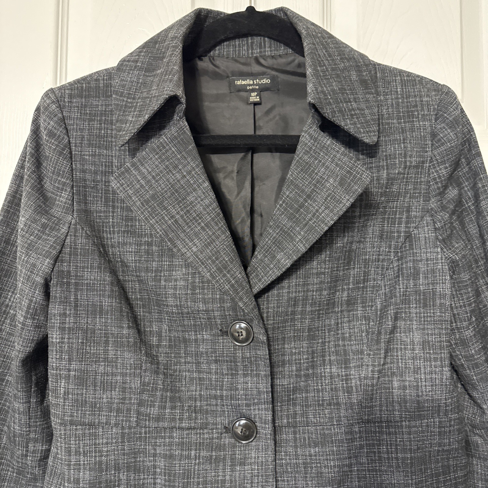 Crosshatch Pattern Career Jacket 10P - image 3